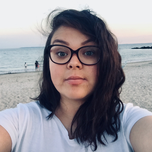 Selfie of Jessica A Rodriguez at a beach